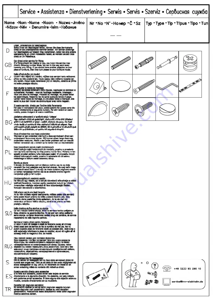 Home affaire 4577764425 Assembly Instructions Manual Download Page 48