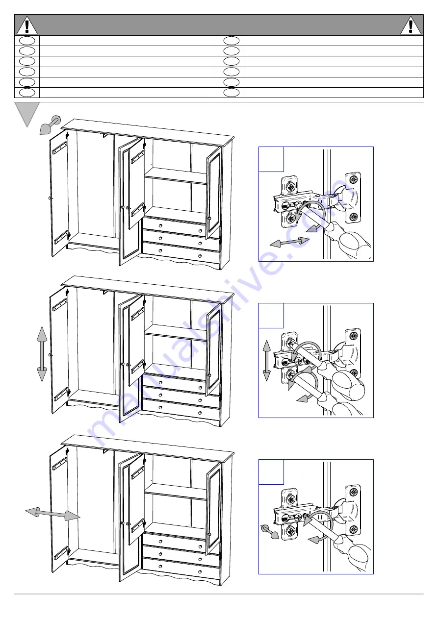 Home affaire Florenz 3812 Assembly Instructions Manual Download Page 9