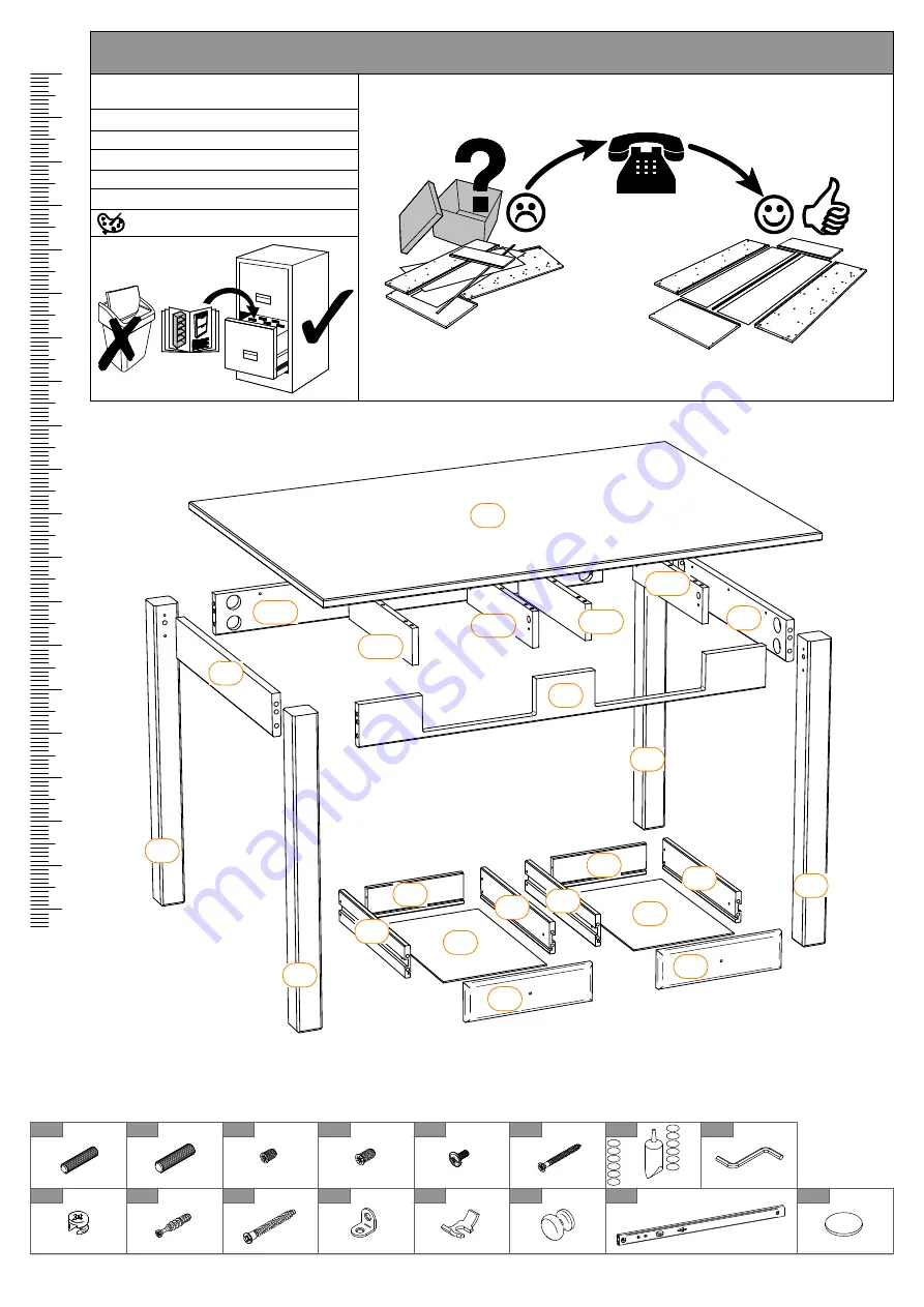 Home affaire Johan 6710 Assembly Instructions Manual Download Page 2