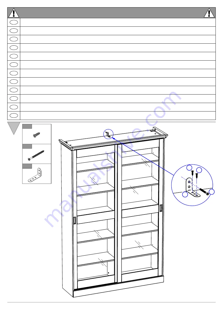 Home affaire Marina 53001 Assembly Instructions Manual Download Page 10