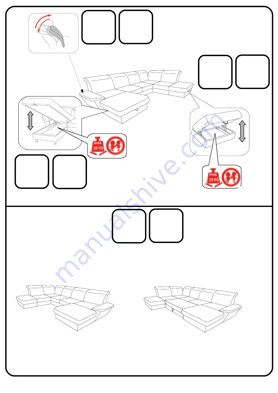 Home affaire MAURITIUS V 8141/2500/8300 Assembly Instructions Manual Download Page 2