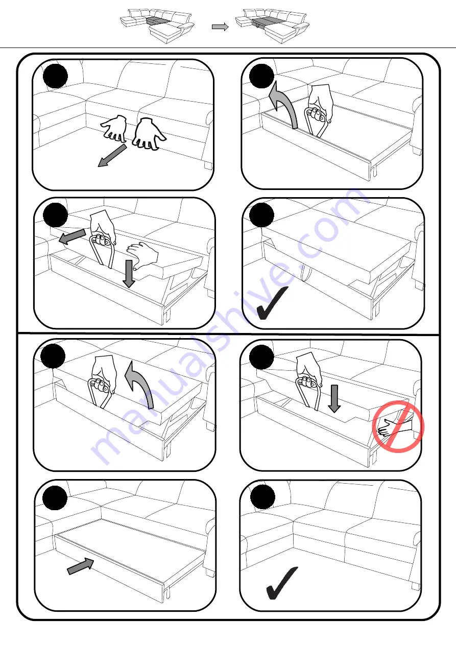 Home affaire MAURITIUS V 8141/2500/8300 Assembly Instructions Manual Download Page 7