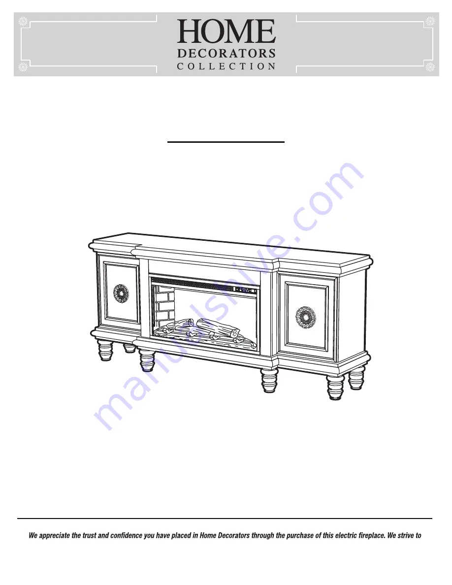 Home Decorators Collection Athens SP5663 Use And Care Manual Download Page 1