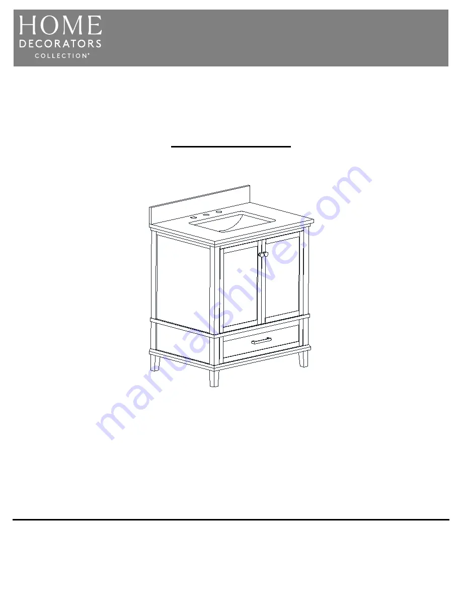 Home Decorators Collection MERRYFIELD 19112-VS31-DG Скачать руководство пользователя страница 1