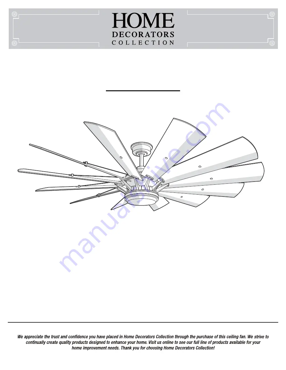 Home Decorators Collection Trudeau YG545-BN Скачать руководство пользователя страница 1