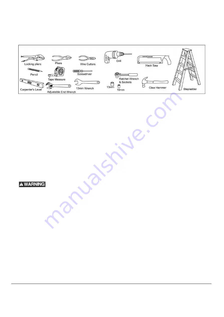 Home Master GDR02 Operator'S Manual Download Page 6