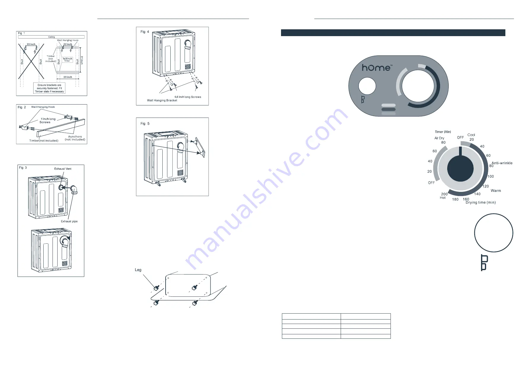 Home HME030239N Скачать руководство пользователя страница 6