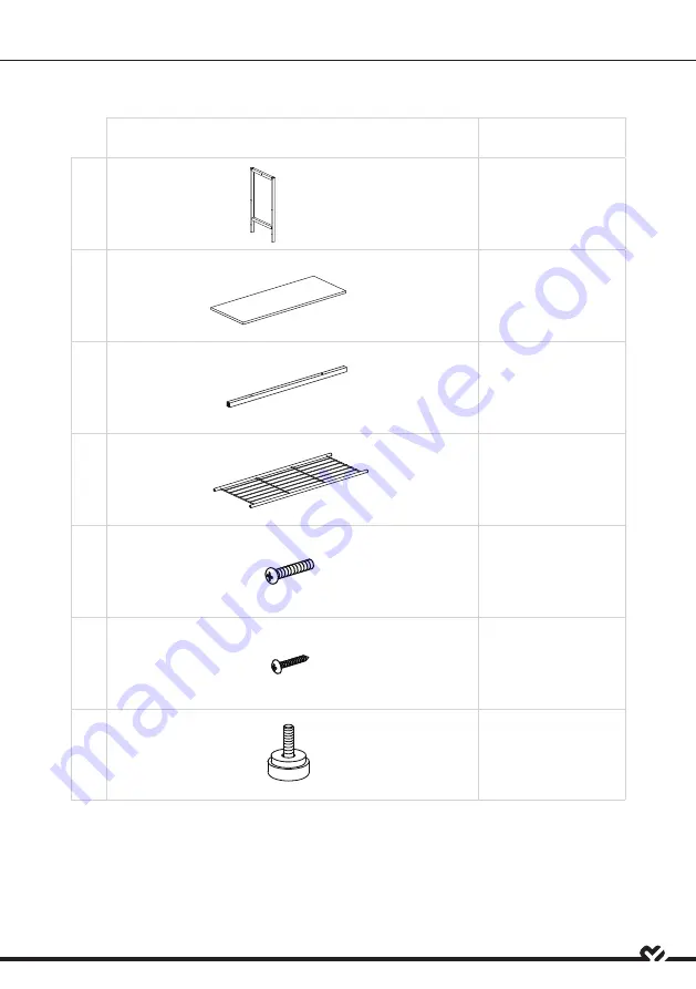 homechoice Cesta Shoe Bench and Shelf Assembly Instruction Download Page 2