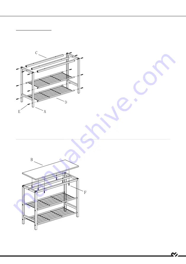 homechoice Cesta Shoe Bench and Shelf Скачать руководство пользователя страница 3