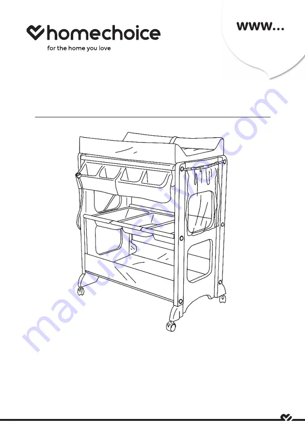 homechoice Ellie baby compactum Assembly Instruction Manual Download Page 1