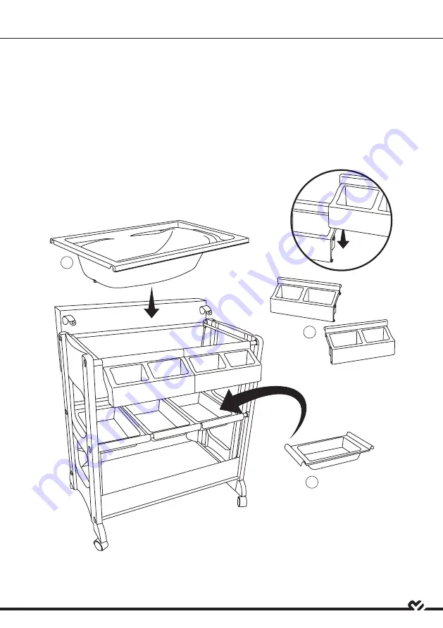 homechoice Ellie baby compactum Assembly Instruction Manual Download Page 9