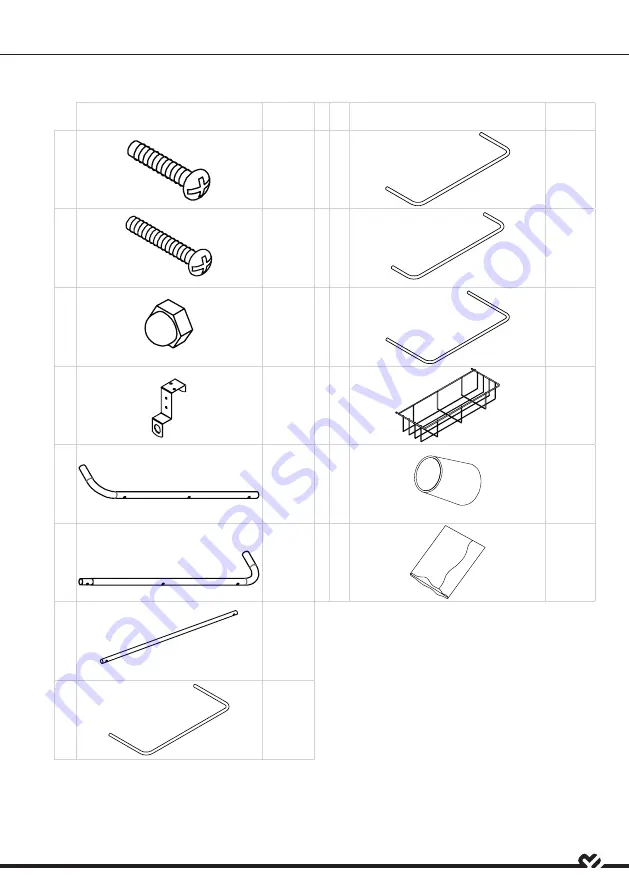 homechoice Ilana hanging laundry shelf Assembly Instruction Download Page 2