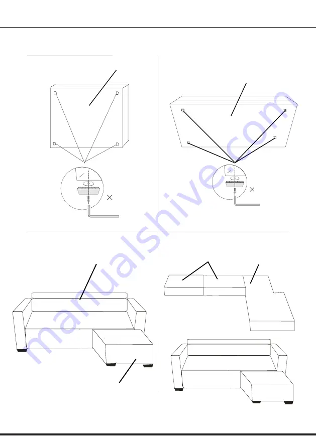 homechoice Jackson L-Shaped Sofa Assembly Instruction Download Page 3