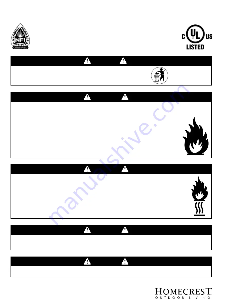 Homecrest CF-12 User Manual Download Page 2