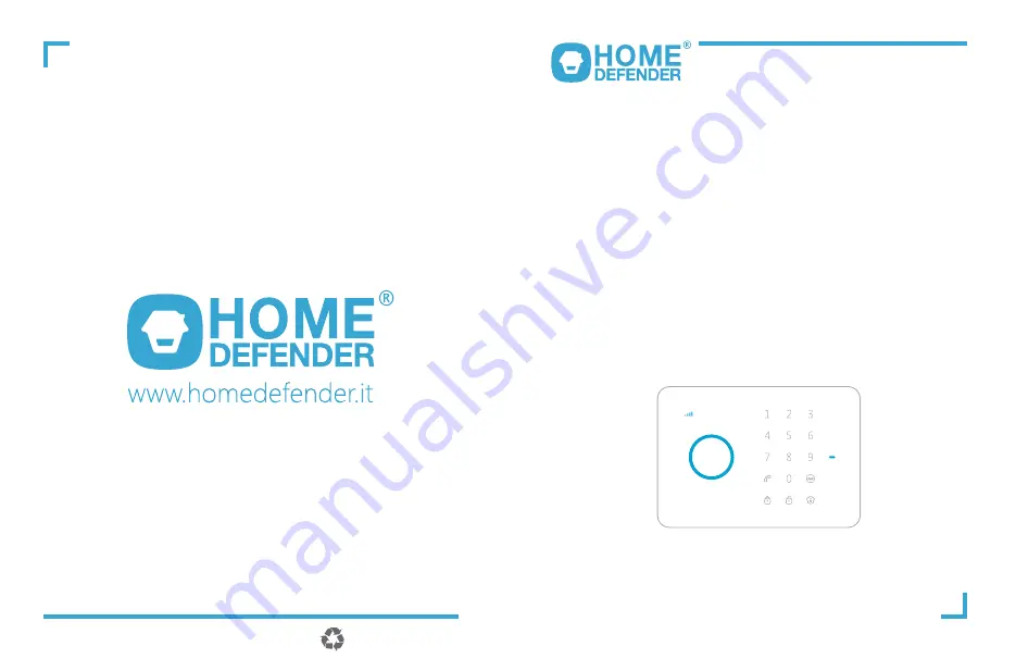 HomeDefender HD-G005 Installation And User Manual Download Page 1