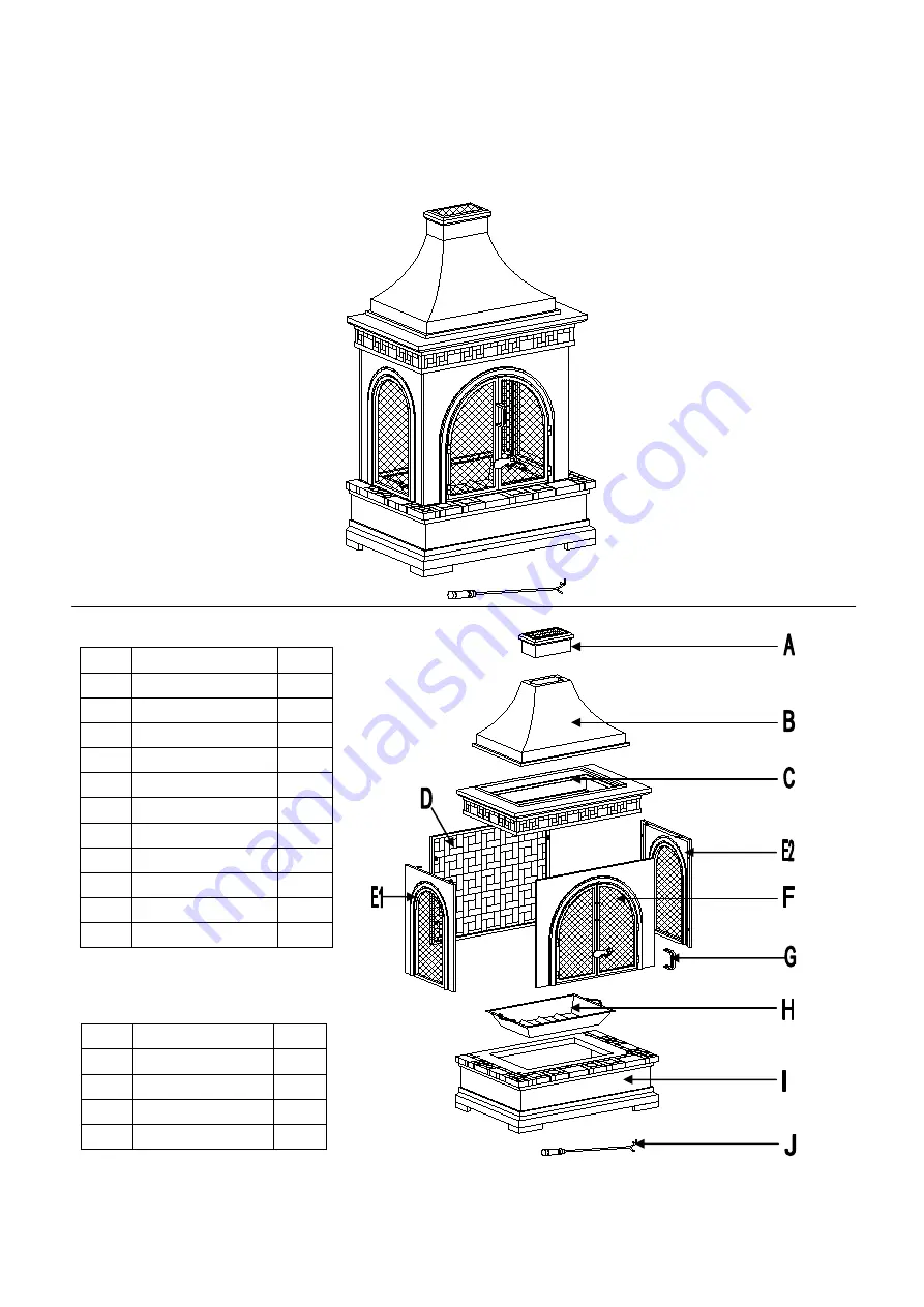 HOMEDEPOT D-OF100PST Assembly Instructions Download Page 1