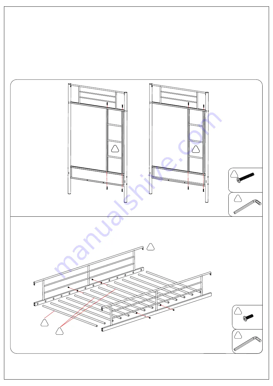 HOMEDEPOT FUTON Assembly Instructions Manual Download Page 4