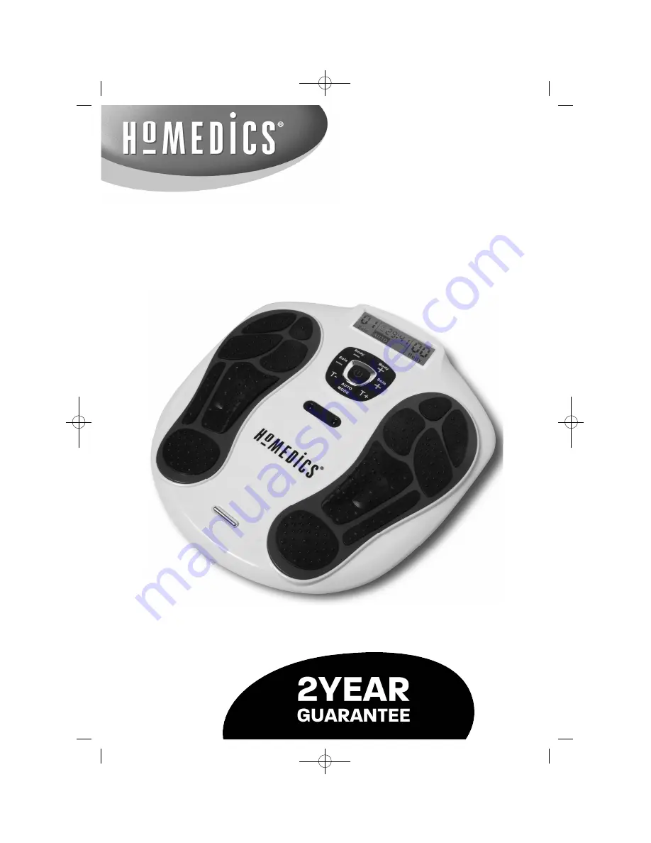 HoMedics CIRCULATION PRO Instruction Manual Download Page 2