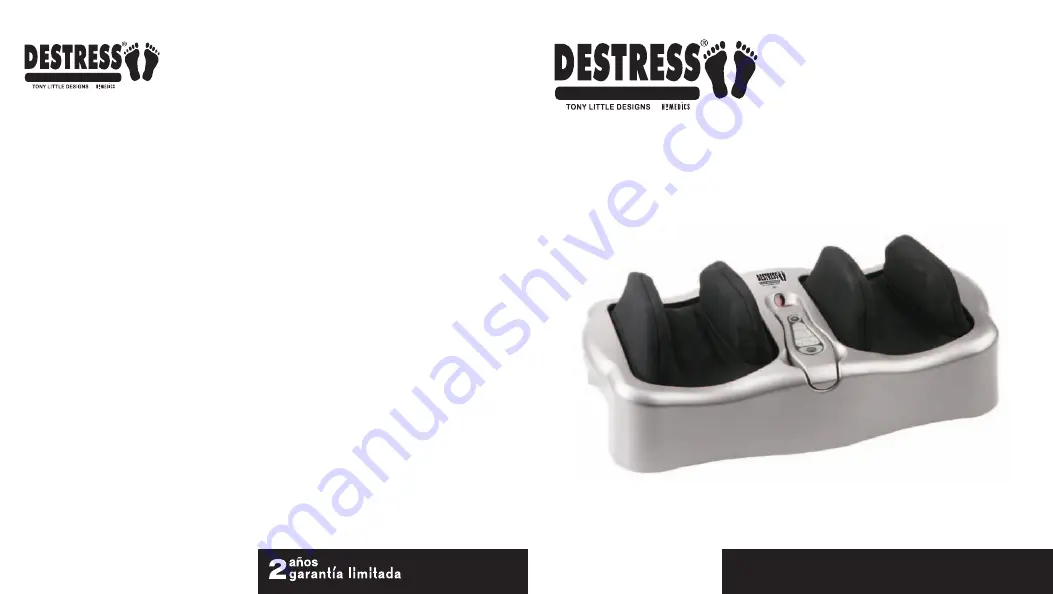 HoMedics DESTRESS FC-100TL Instruction Manual And  Warranty Information Download Page 1