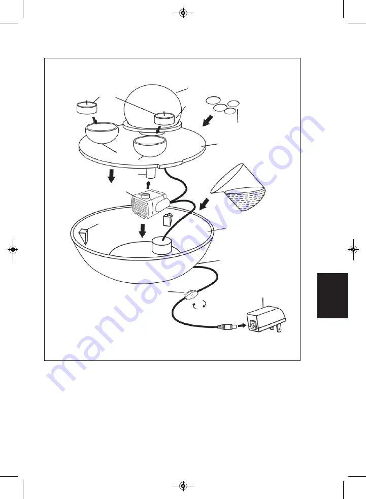 HoMedics enviraScape SERENITY FOUNTAIN Instruction Manual Download Page 35