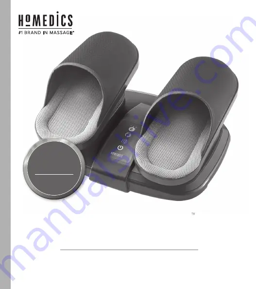 HoMedics FMS-355H Instruction Manual And  Warranty Information Download Page 1