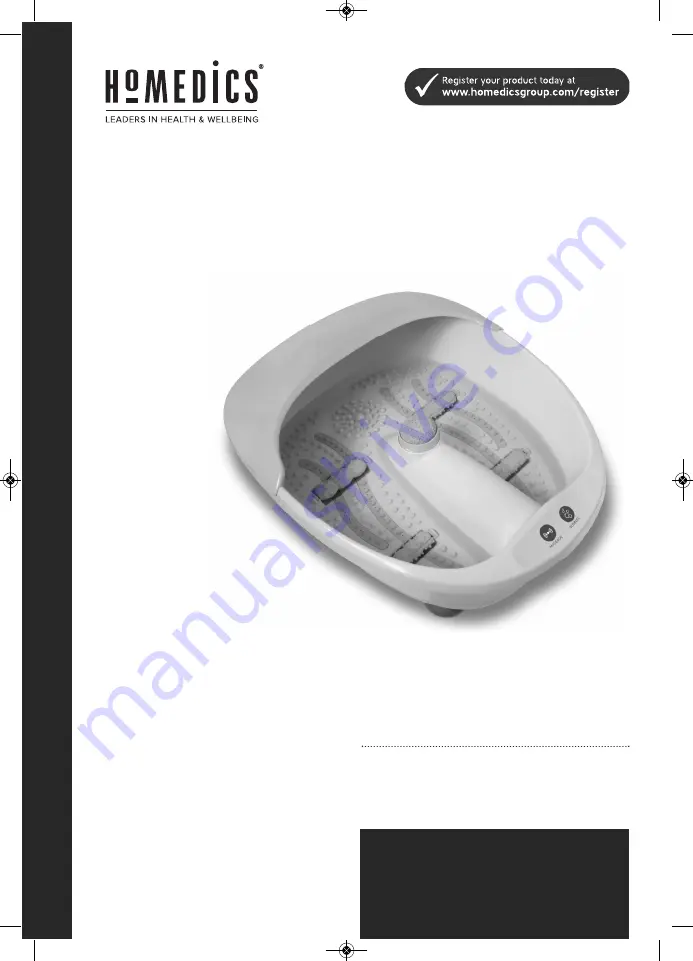 HoMedics FS-150-EU Instruction Manual Download Page 1