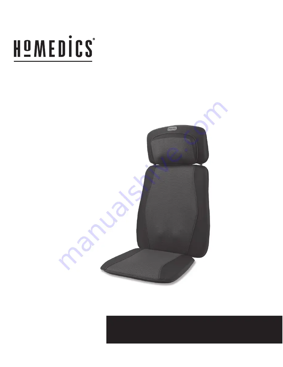 HoMedics MCS-325H-CA Instruction Manual And  Warranty Information Download Page 1