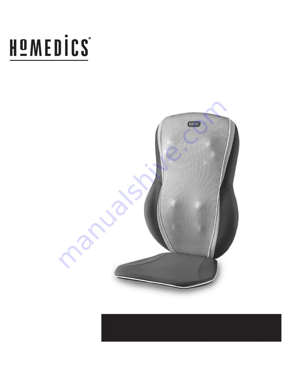 HoMedics MCS-610H-CA Instruction Manual And  Warranty Information Download Page 1