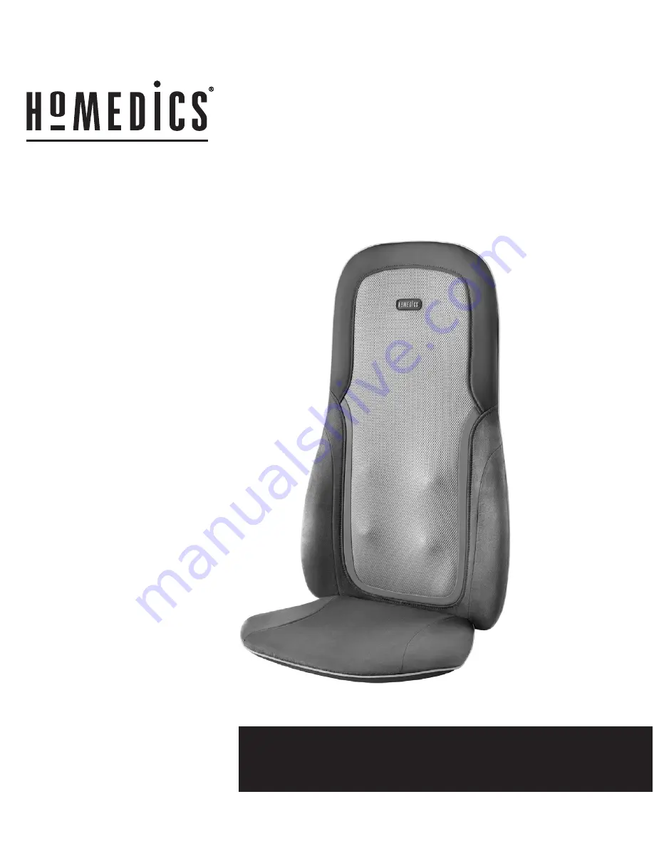 HoMedics MCS-750H-CA Instruction Manual And  Warranty Information Download Page 1