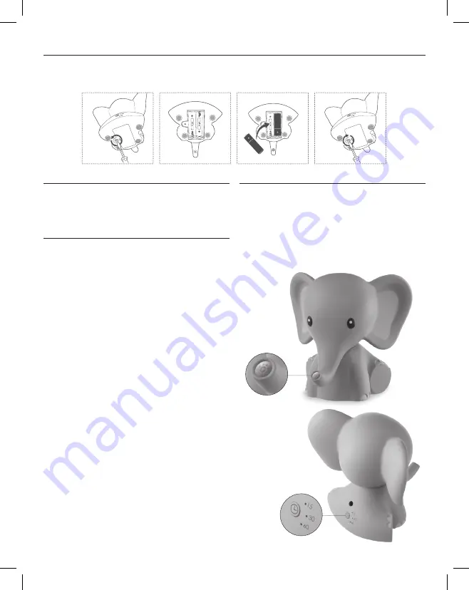 HoMedics MyBaby Comfort Creatures Elephant Instruction Manual Download Page 4