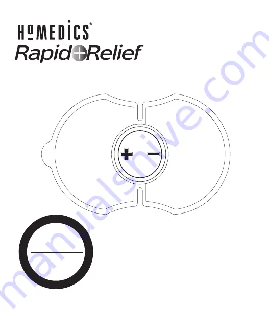 HoMedics Rapid Relief HW-P100 User Manual Download Page 1