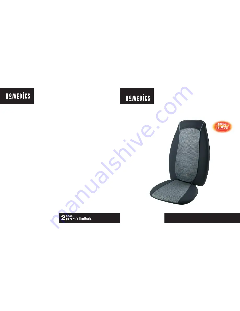 HoMedics Shiatsu+ SBM-300H Скачать руководство пользователя страница 1