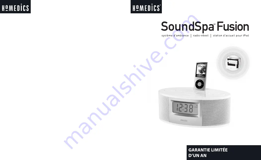 HoMedics SoundSpa Fusion SS-6510B-AV Скачать руководство пользователя страница 10