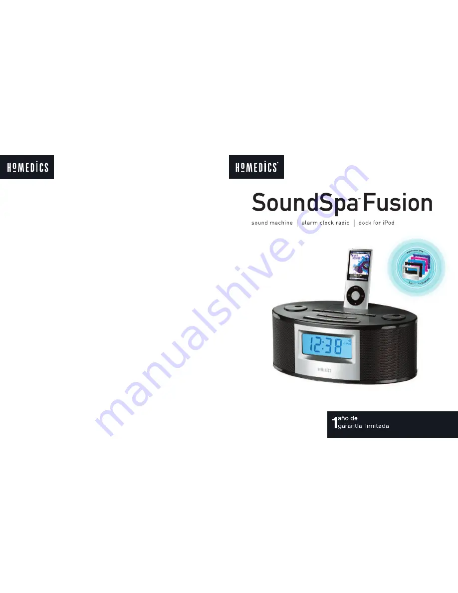 HoMedics SoundSpa Fusion SS-6510BLK Скачать руководство пользователя страница 10