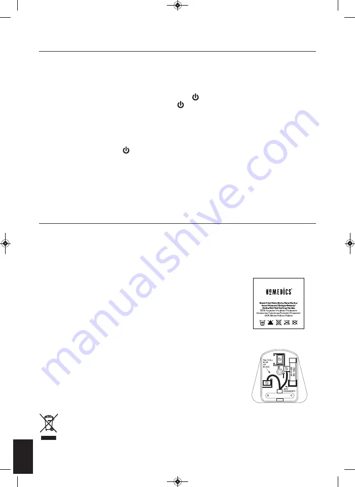 HoMedics Technogel FM-SGAH-GB Instruction Manual Download Page 4