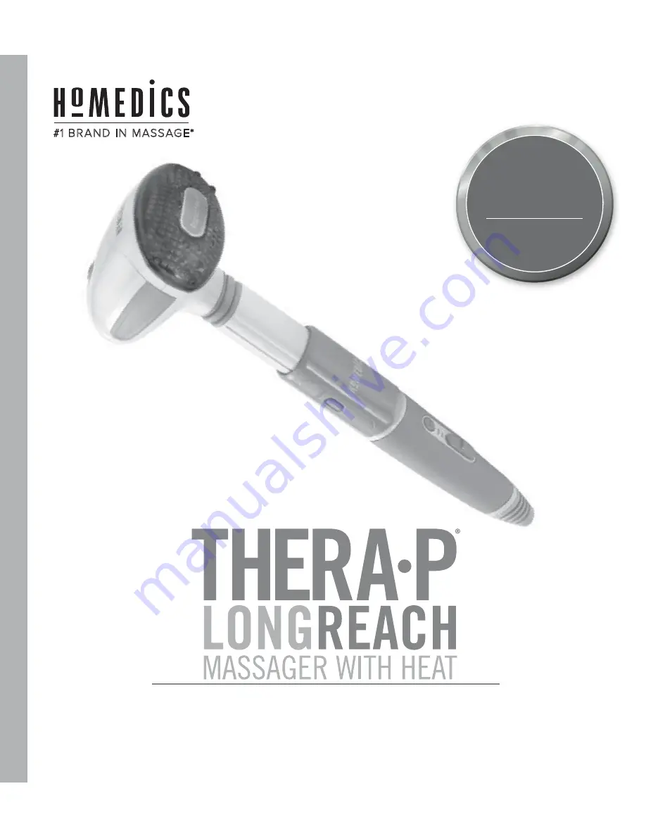 HoMedics Thera-P HHP-225HJ-THP Instruction Manual And  Warranty Information Download Page 1