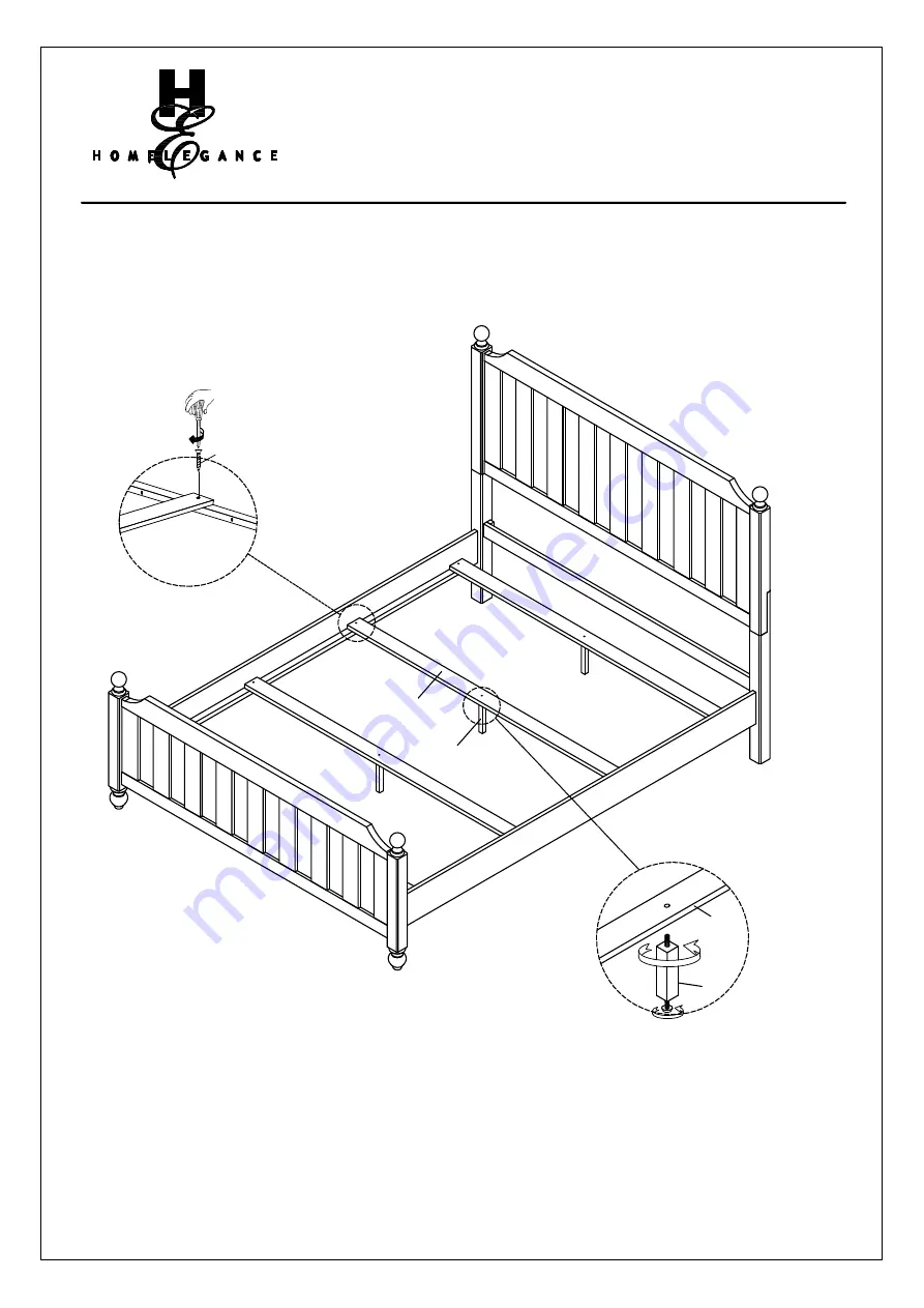 Homelegance 1803W/GY-1 Скачать руководство пользователя страница 2