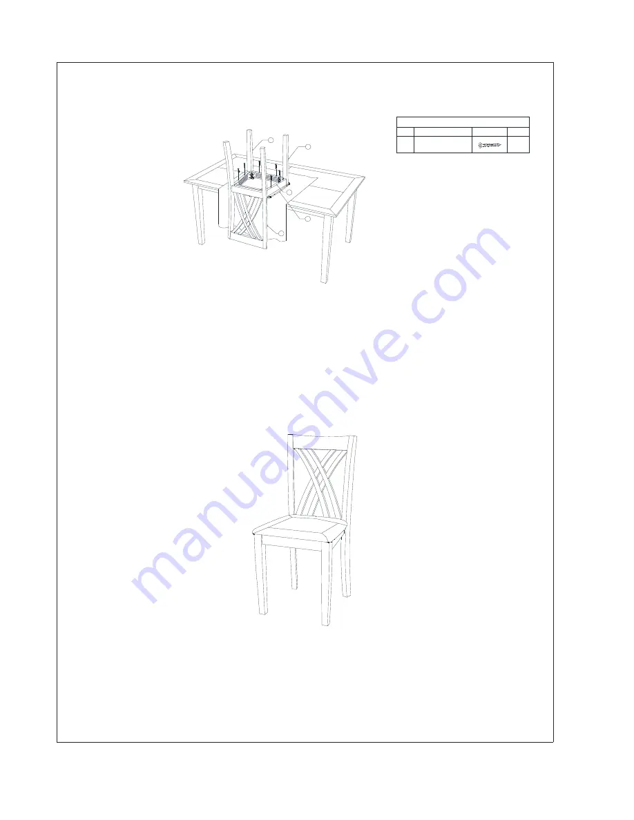 Homelegance 2459 Assembly Instructions Manual Download Page 6