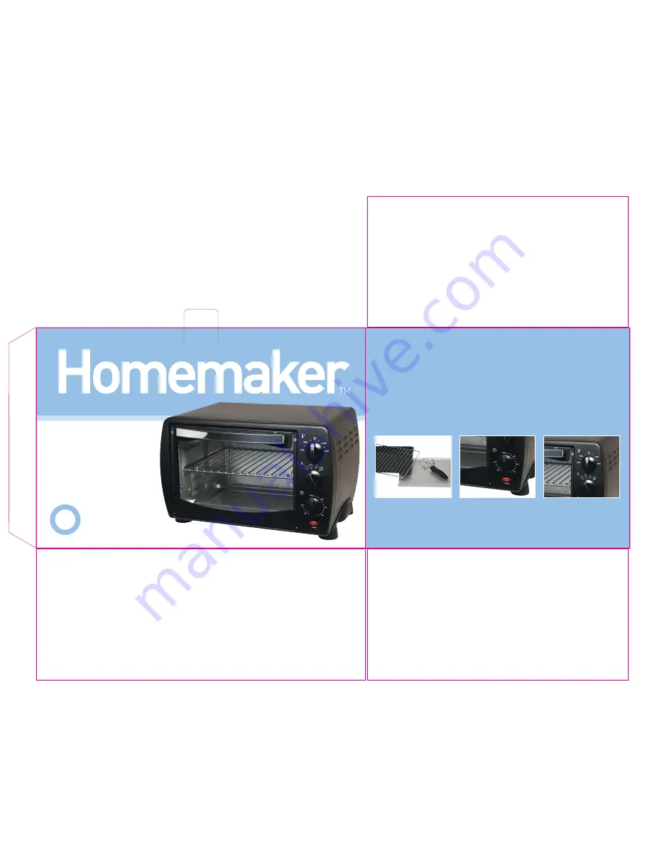 Homemaker HMTOH20 Instruction Manual Download Page 9