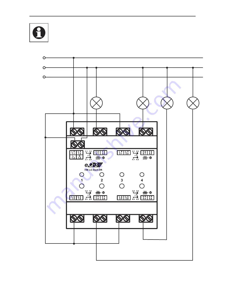 HomeMatic HM-LC-Sw4-DR Скачать руководство пользователя страница 16