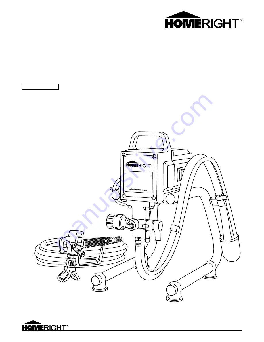 Homeright Power-Flo Pro 2800 Instruction Manual Download Page 33