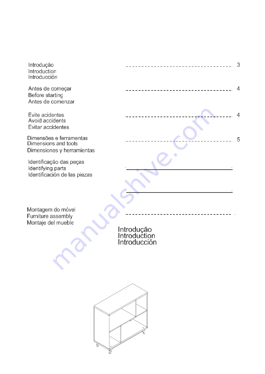 Homeroots 385001 Assembly Instructions Manual Download Page 3