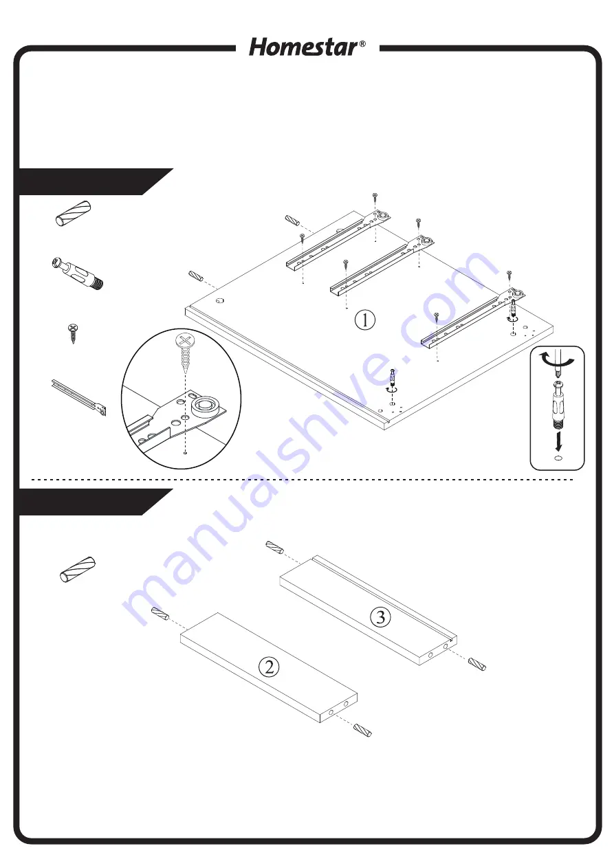 Homestar Cara Z1430258 Assembly Instructions Manual Download Page 5