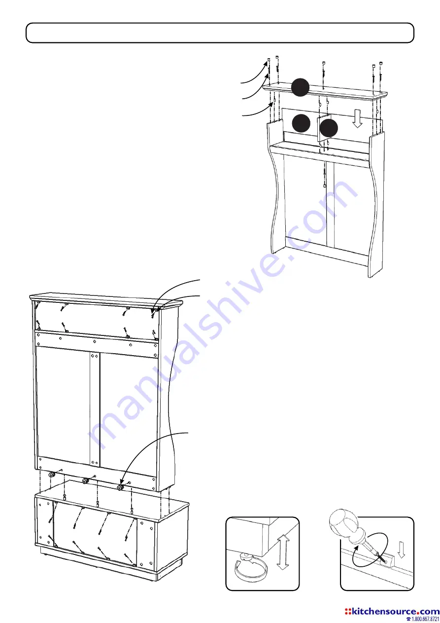 Homestyles 20 08000 0049 Assembly Instructions Manual Download Page 8