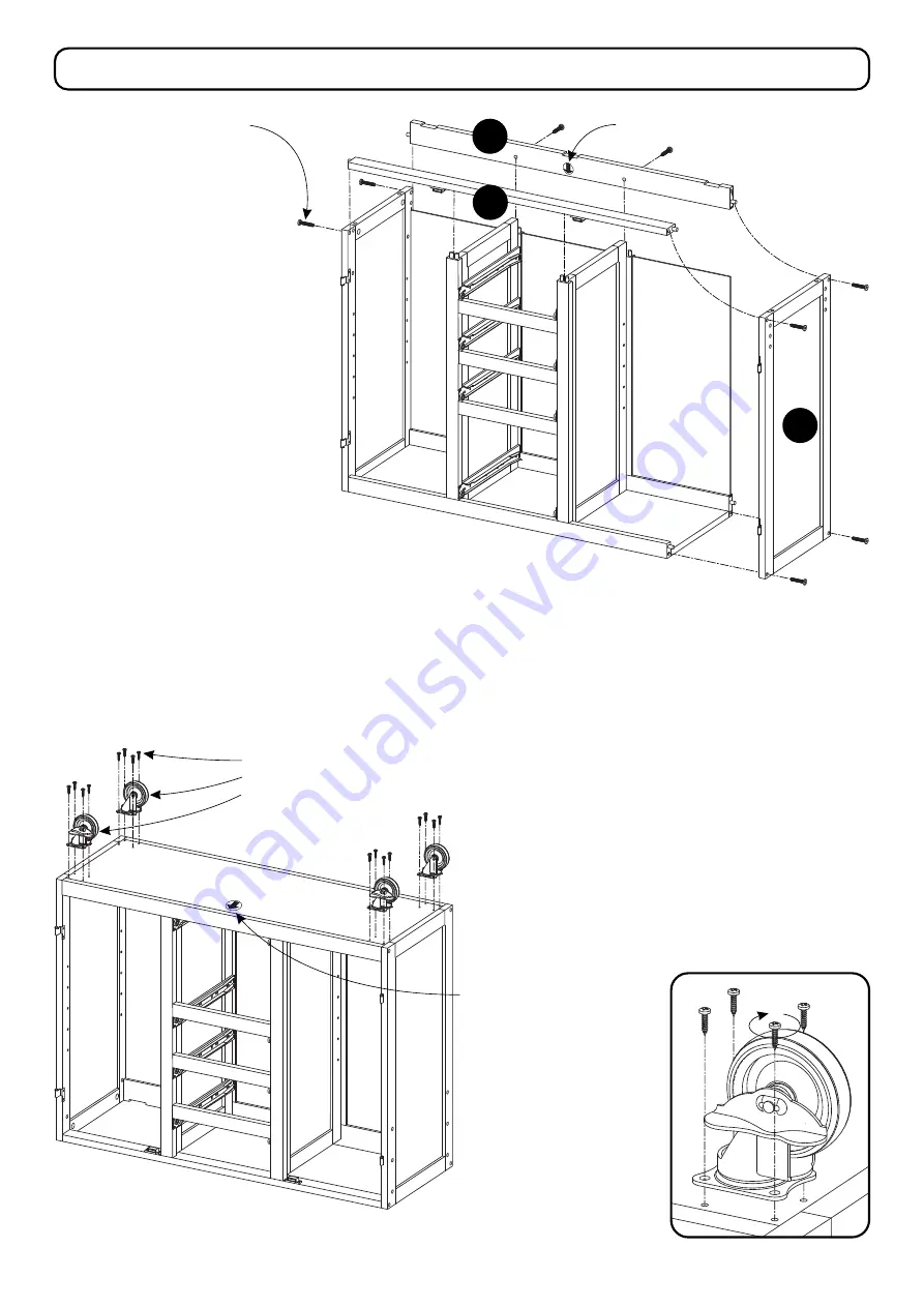 Homestyles 5089-95 Manual Download Page 3