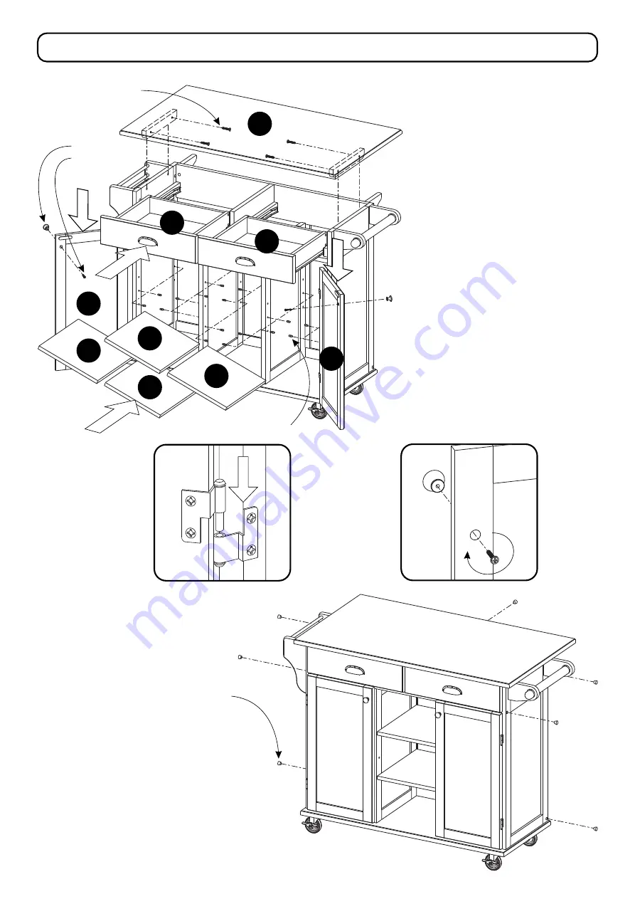 Homestyles 5099 95 Quick Start Manual Download Page 6