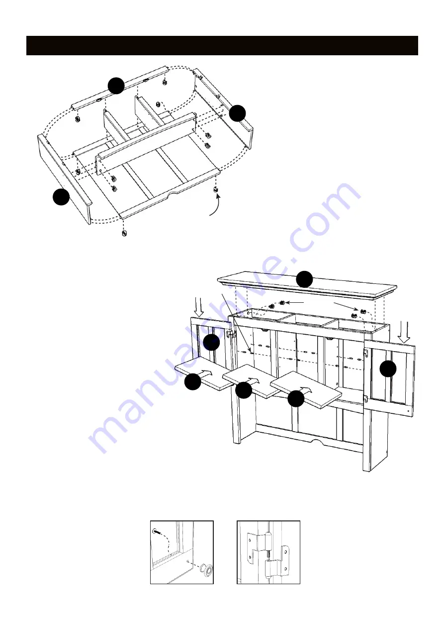 Homestyles 88 5100 307 Assembly Instructions Download Page 3