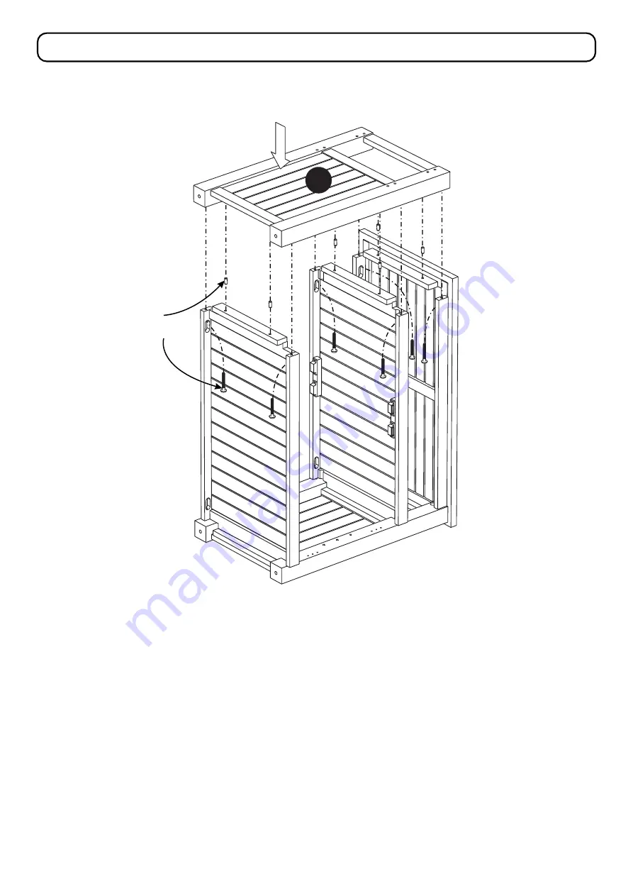 Homestyles OutdoorPatio 5663-95 Скачать руководство пользователя страница 3