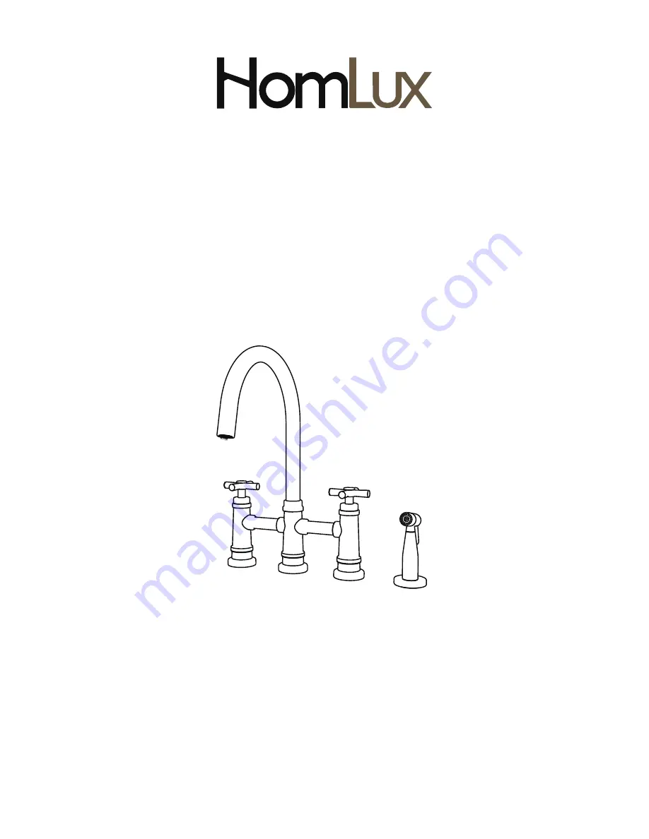 HomLux 063E004435 Installation Manual Download Page 1