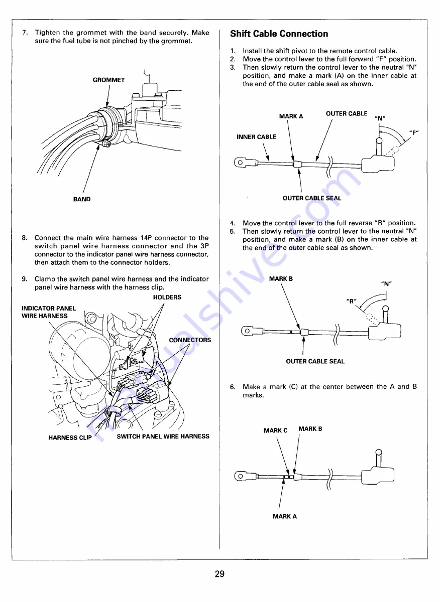 HONDA marine BF175A Set-Up, Installation, And Pre-Delivery Service Download Page 30